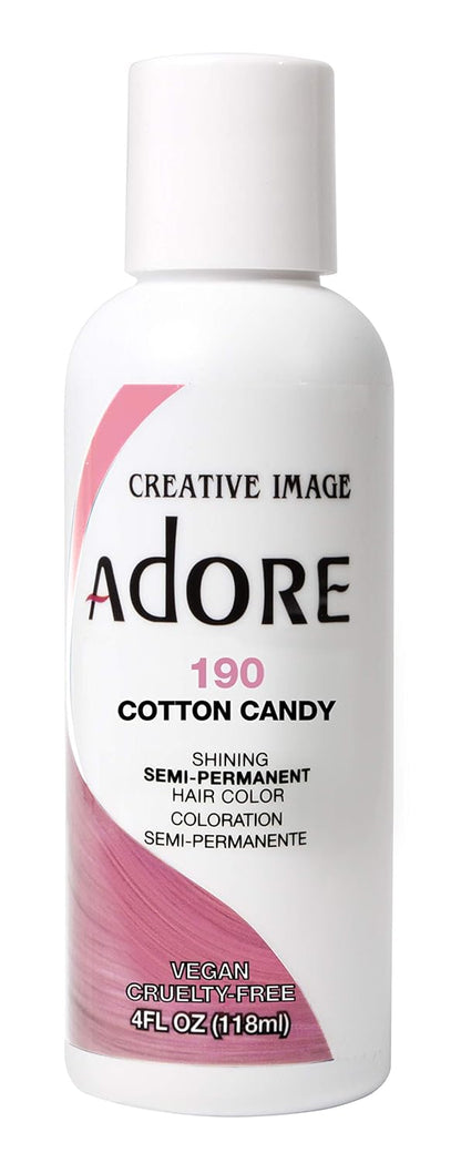 ADORE RINSE HAIR COLOR COTTON CANDY #190 4OZ