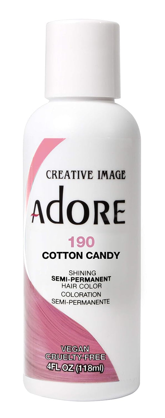 ADORE RINSE HAIR COLOR COTTON CANDY #190 4OZ