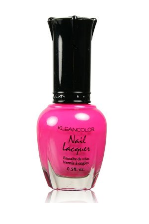 KLEANCOLOR NAIL LACQUER POLISH .5 OZ 20-NEON PINK
