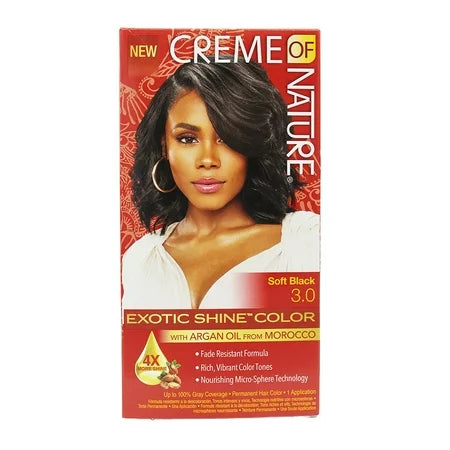 CREME OF NATURE HAIR COLORS 3.0 SOFT BLK