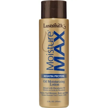 LUSTRASILK MOISTURE MAX LOTION  KERATIN 12OZ