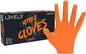 L3 NITRILE GLOVES SMALL ORANGE
