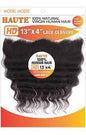 MODEL MODEL HAUTE HD 13 X 4 LACE CLOSURE HUMAN HAIR BODY WAVE NATURAL 12''