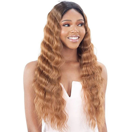 MODEL MODEL LACE FRONT TRIPLE BARREL CURL-020 WIG