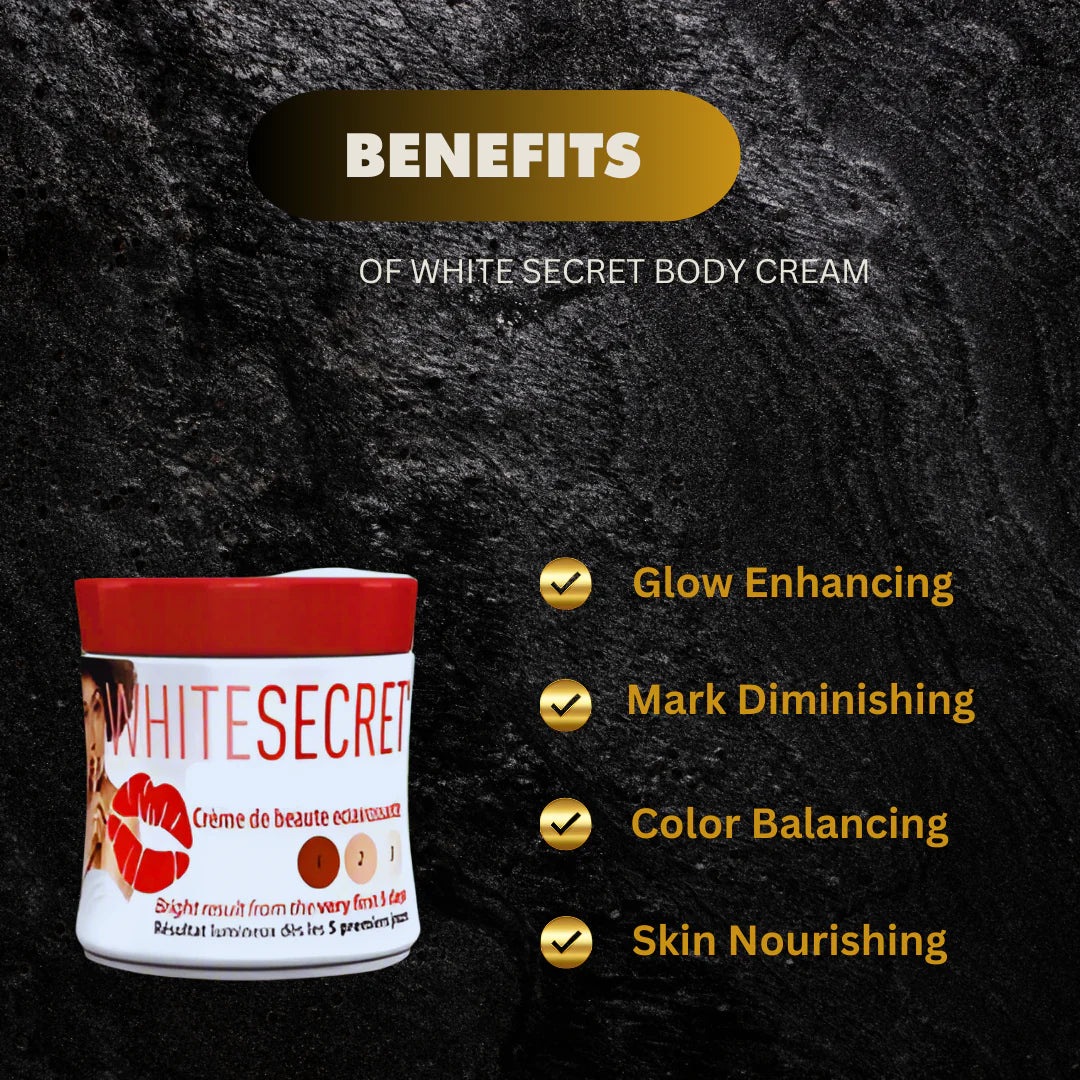 WHITESECRET BODY CREAM 10.8oz