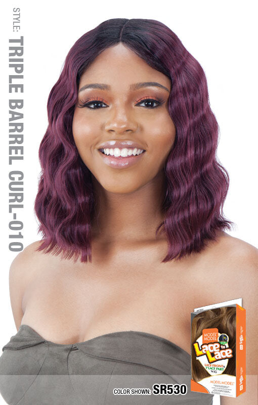 MODEL MODEL LACE FRONT TRIPLE BARREL CURL 010 WIG