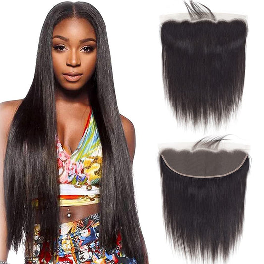 ZURY ENJOY 13X4 CLOSURE STRAIGHT HUMAN HAIR BRAZILIAN MULTI PACK 16''18'20''