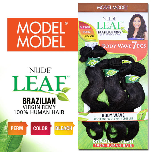 MODEL MODEL NUDE LEAF BRAZILIAN HUMAN HAIR SURFING MULTIPACK