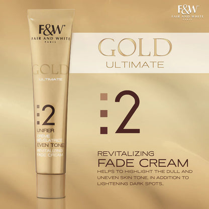 FAIR & WHITE GOLD 2 FADE CREAM 1.7 OZ