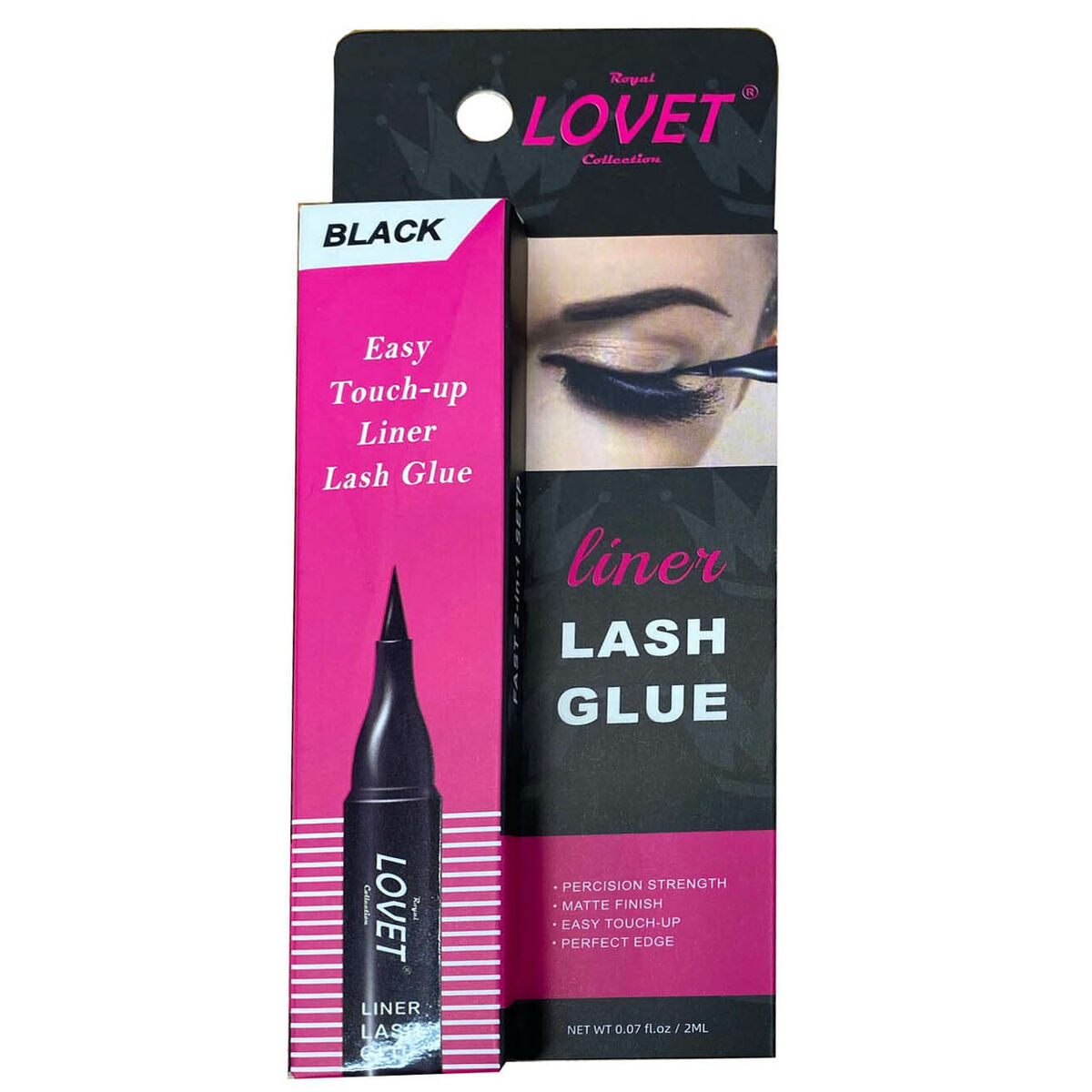 LOVET BLACK LINER LASH GLUE BLACK