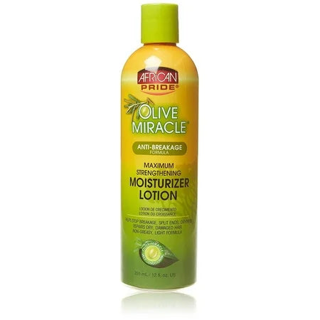 AFRICAN PRIDE OLIVE MIRACLE MOISTRIZING LOTION 12OZ