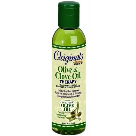 AFRICAN  BEST ORGINAL  OLIVE CLOVER THERAPY 6 OZ