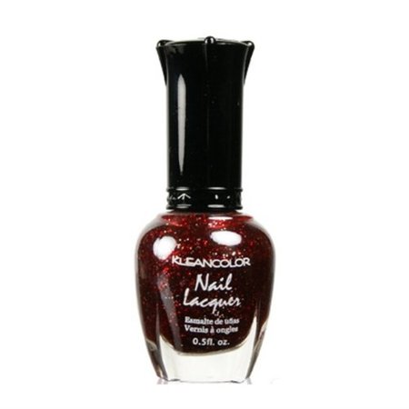 KLEANCOLOR NAIL LACQUER POLISH .5 OZ 40-RED SPARKLE