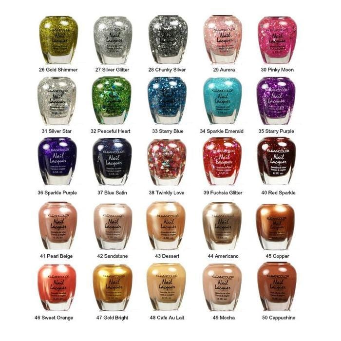 KLEANCOLOR NAIL LACQUER POLISH .5 OZ 45-COPPER