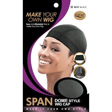 QFITT SPAN DOME WIG CAP 5057BLACK