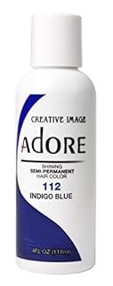 ADORE RINSE HAIR COLOR INDIGO BLUE #112 4OZ
