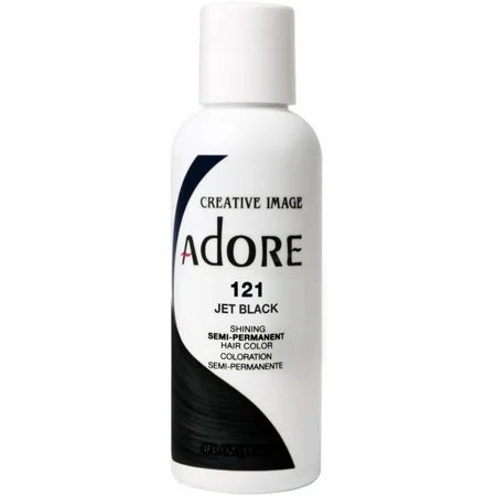 ADORE RINSE HAIR COLOR JET BLACK #121 4OZ