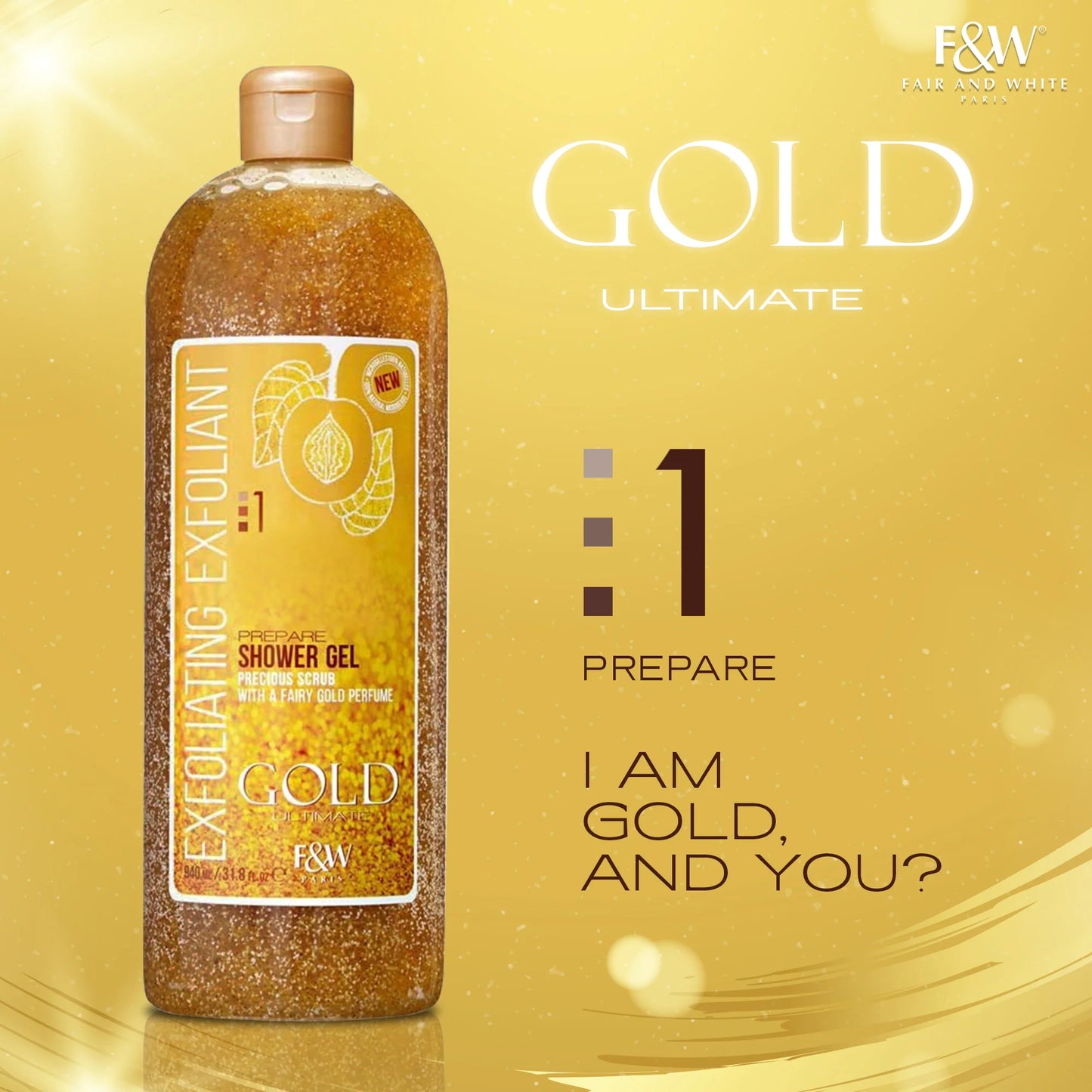 Gold Exfoliating Shower Gel Scrub 940ml / 31.8fl.oz