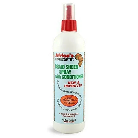 AFRICAN BEST BRAID SHEEN SPRAY 12 OZ