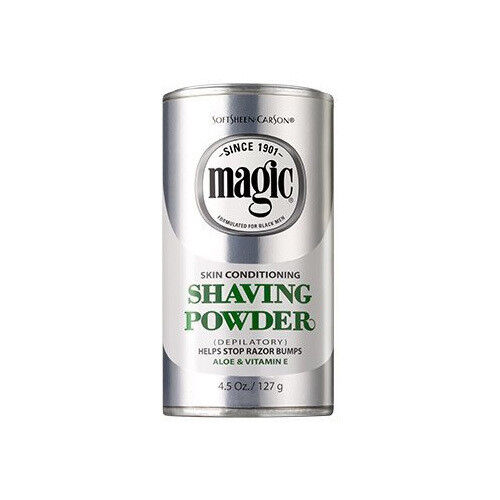 DARK & LOVELY MAGIC SHAVE POWDER SKIN CONDITIONING 4.5OZ SILVER