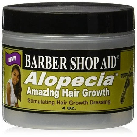 BARBER ALOPECIA SHOP AID HAIR GROWTH  CREME4 OZ