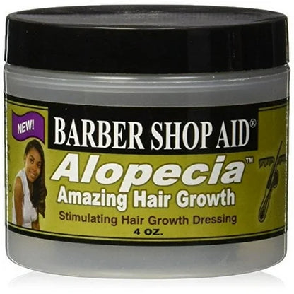BARBER ALOPECIA SHOP AID HAIR GROWTH  CREME4 OZ
