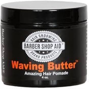 BARBER ALOPECIA SHOP AID WAVING BUTTER POMADE  MEGA THICK 4OZ