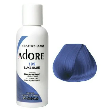 ADORE RINSE HAIR COLOR LUXE BLUE #199 4oz