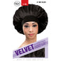 QFITT VELVET SLEEP CAP BLACK
