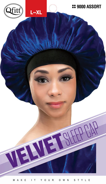QFITT VELVET SLEEP CAP