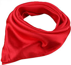 RED SCARFSATIN WRAP 60" HQ302