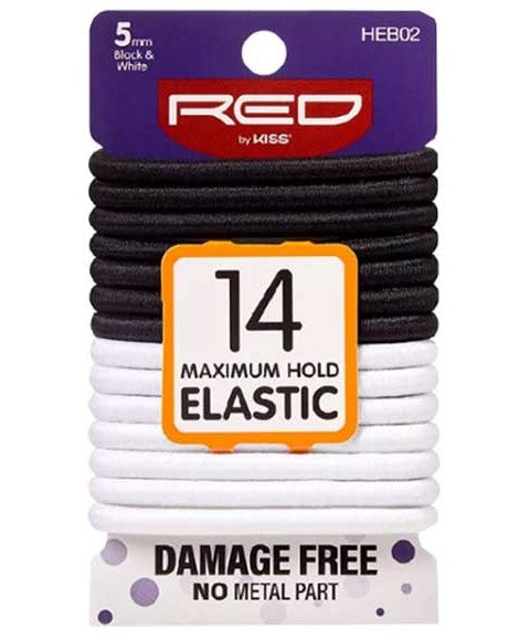 KISS ELASTIC BANDS 12CT HEB01