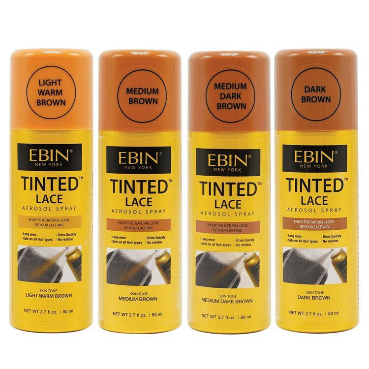 EBIN TINTED LACE SPRAY LIGHT BROWN 2.7OZ