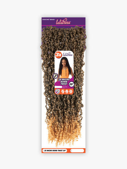 LULUTRESS 3X MICRO BOMB TWIST 20″