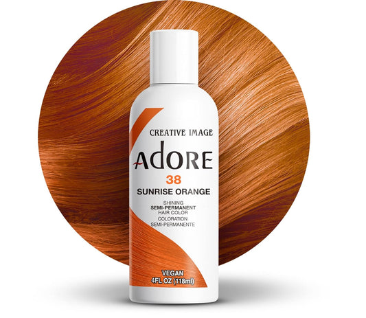 ADORE RINSE HAIR COLOR ORGANGE FLAME #34 4OZ