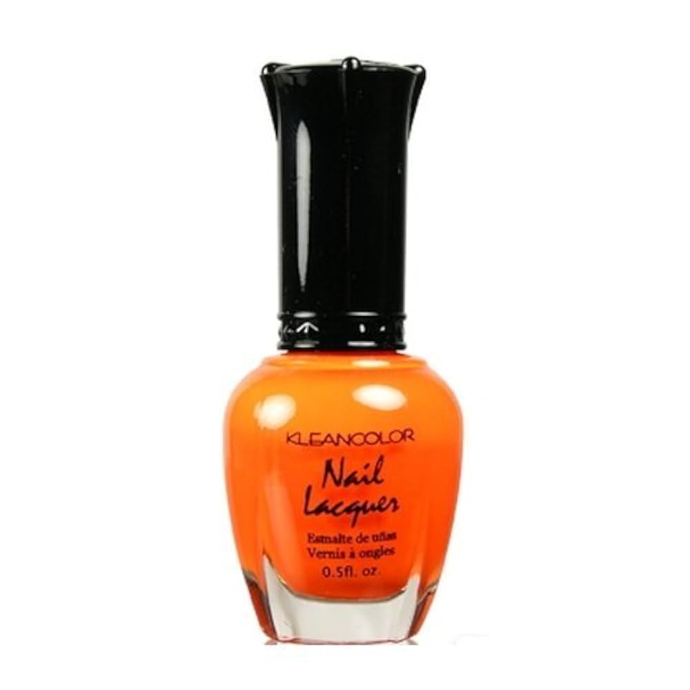KLEANCOLOR NAIL LACQUER POLISH .5 OZ 19-NEON ORANGE