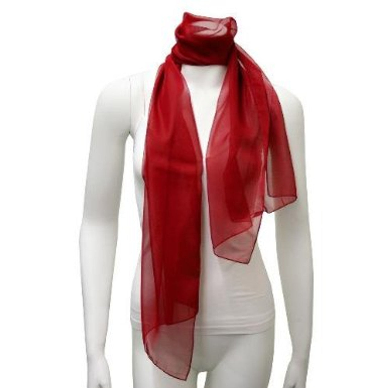 RED EX LONG 60" SCARF HQ185