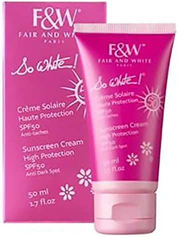 FAIR & WHITE SO WHITE SUNSCREEN 1.7 OZ