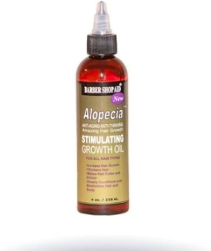 BARBER ALOPECIA SHOP AID STIMULATING GOWTH OIL 4OZ