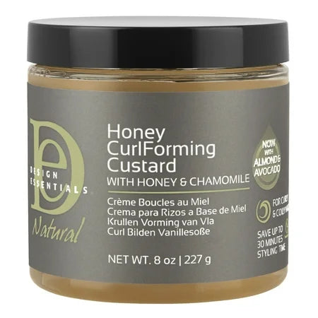 DESING ESSENTIALS CURL CUSTARD 8OZ