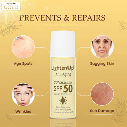 Omic LightenUp Anti-Aging Sunscreen SPF 50