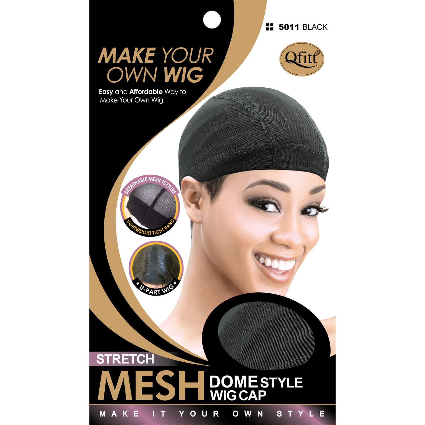 FITT MESH DOME STYLE WIG CAP 5011