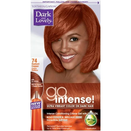 DARK & LOVELY GO INTENSE COLOR #74 RED COPPER