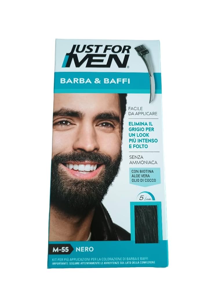 JUST FOR MEN BRUSH COLOR GEL 1 OZ NATURAL BLACK
