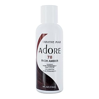 ADORE RINSE HAIR COLOR RICH AMBER #78 4OZ