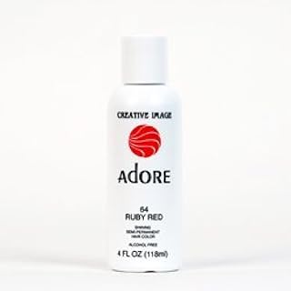 ADORE RINSE HAIR COLOR RUBY RED #64 4OZ