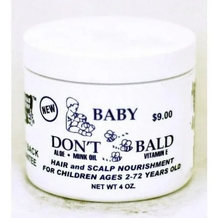 BABY DONT BE BALD HAIR DRESS  NOURISHM 4 OZ