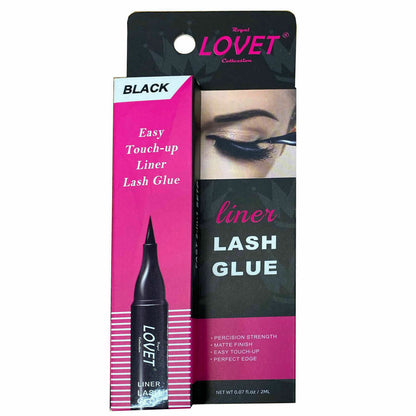 LOVET BLACK LINER LASH GLUE BLACK