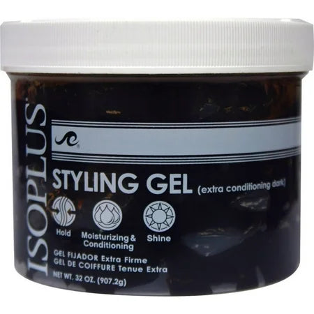 ISOPLUS STYLING GEL DARK 32 OZ