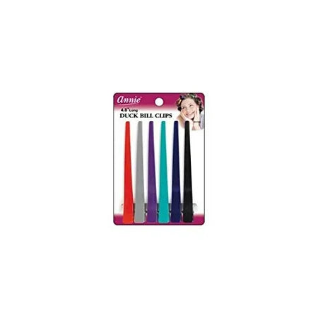 ANNIE 4.8" DUCK BILL CLIPS 3186